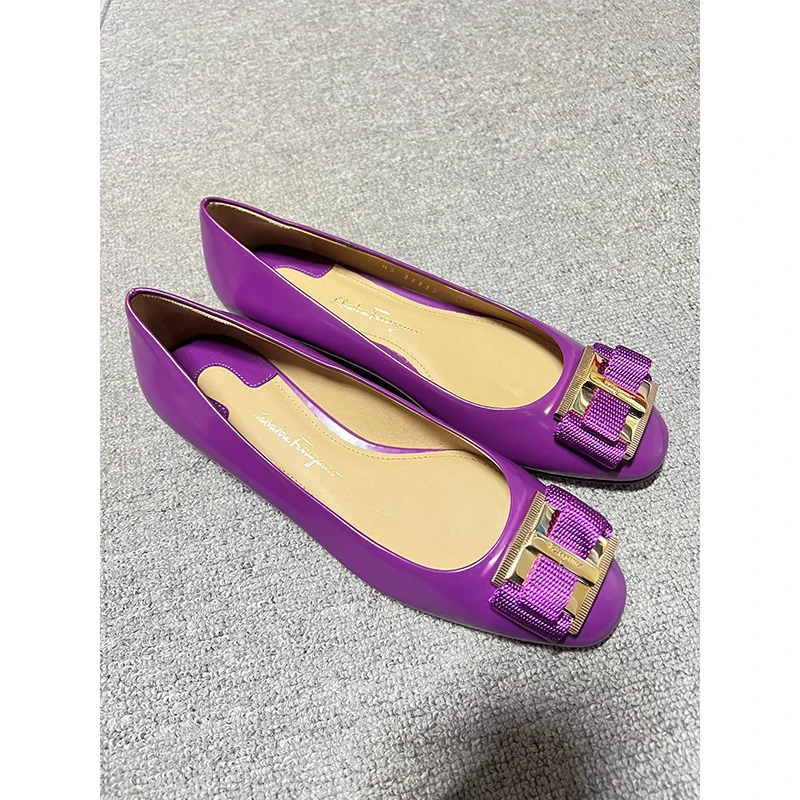 全新未使用 FERRAGAMO/菲拉格慕 35码 平底鞋 不支持退换 微瑕