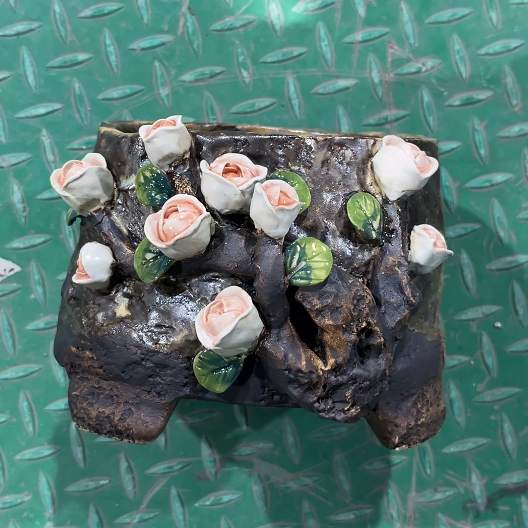 8 号陶然花器多肉植物手工花盆厂家直