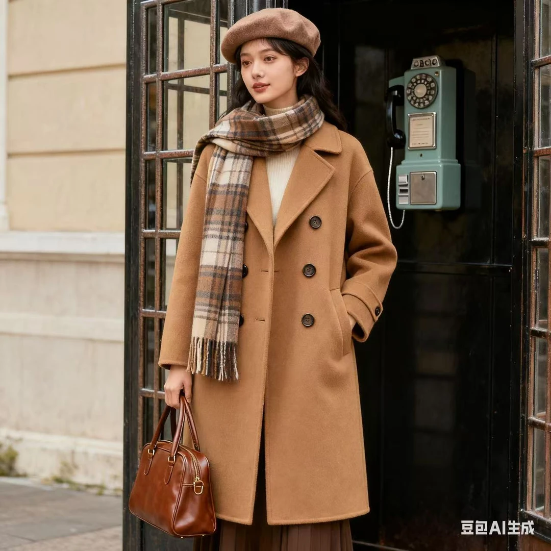 F371-F380【诗尔服饰】秋冬厚外套 颗粒绒 棉服 大衣 西装通勤款