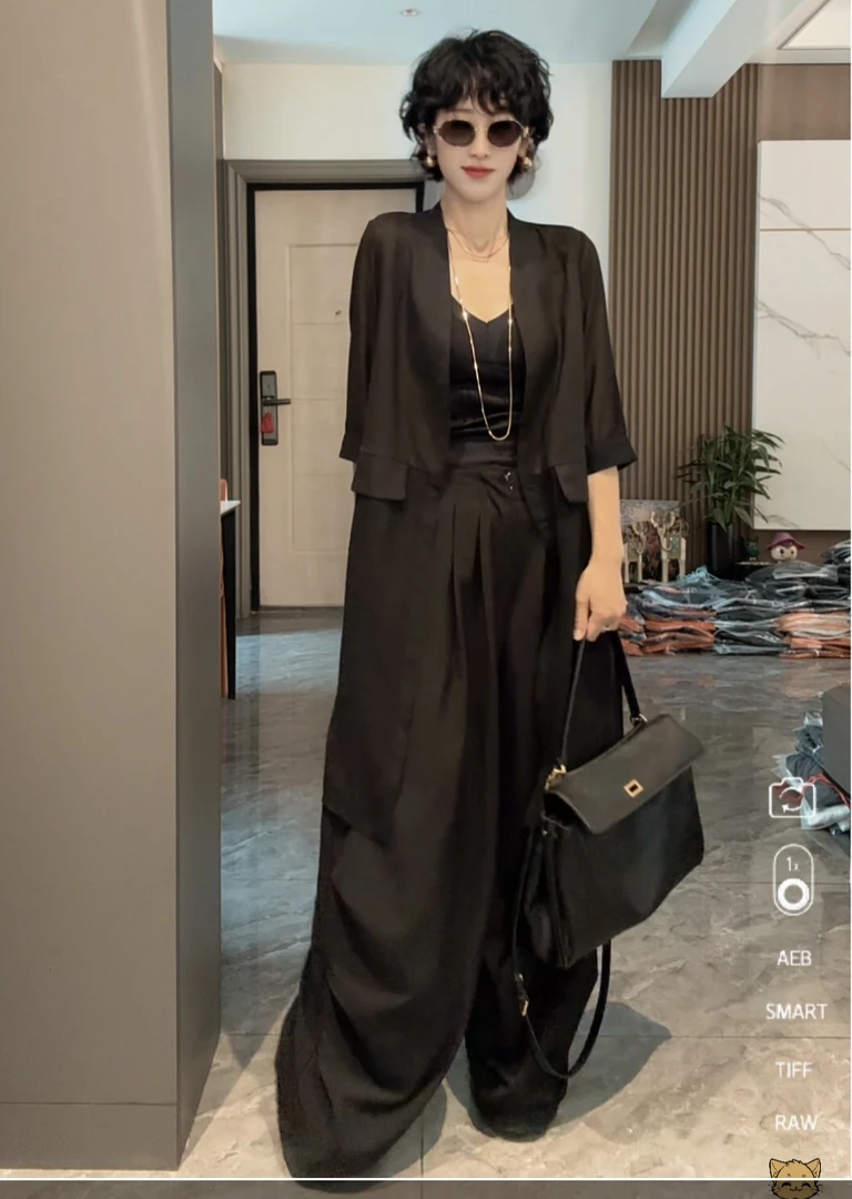 老板娘自留西装风衣外套小众设计风格洋气时尚显瘦夏季