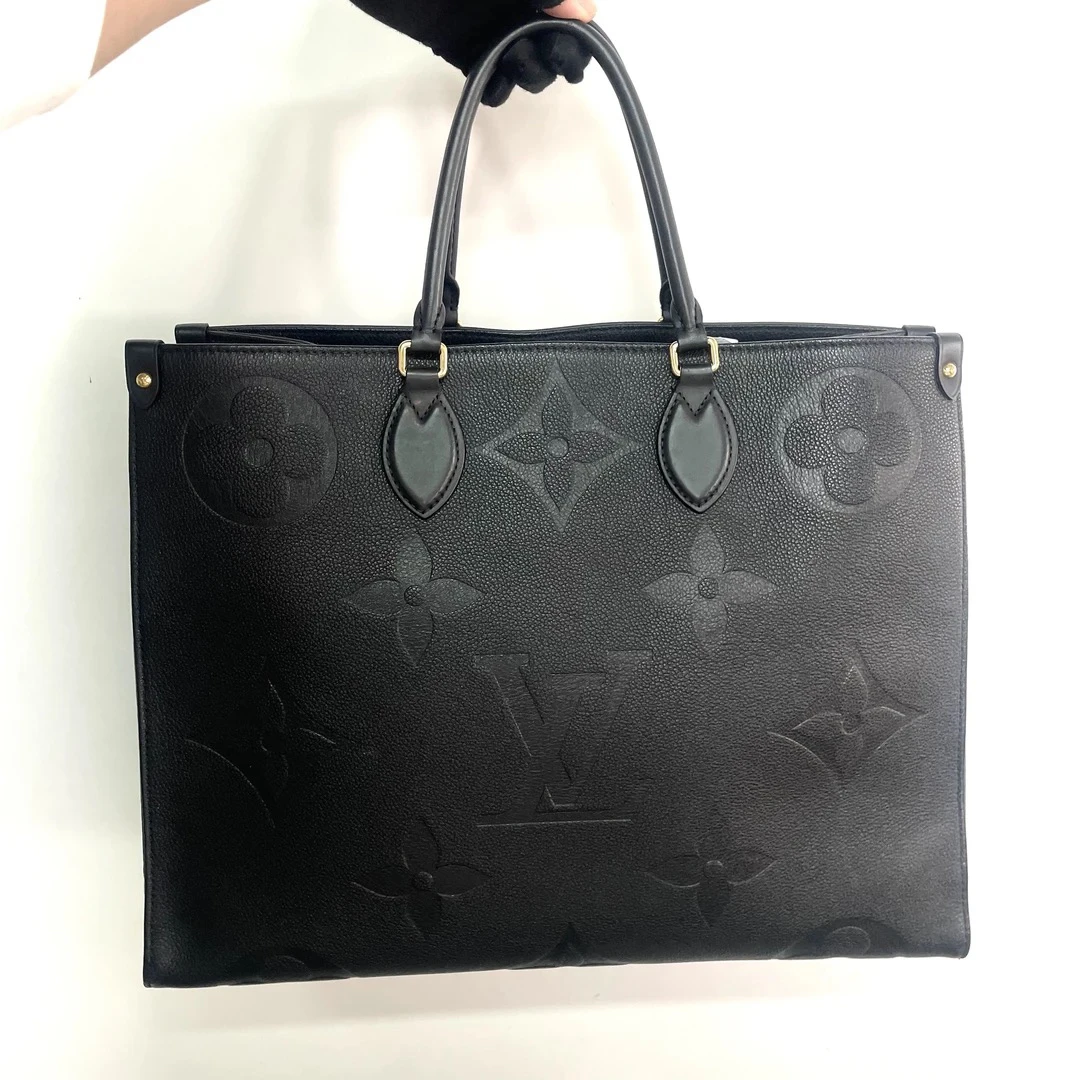 99新 LouisVuitton/路易威登 大迈/onthego黑色大号