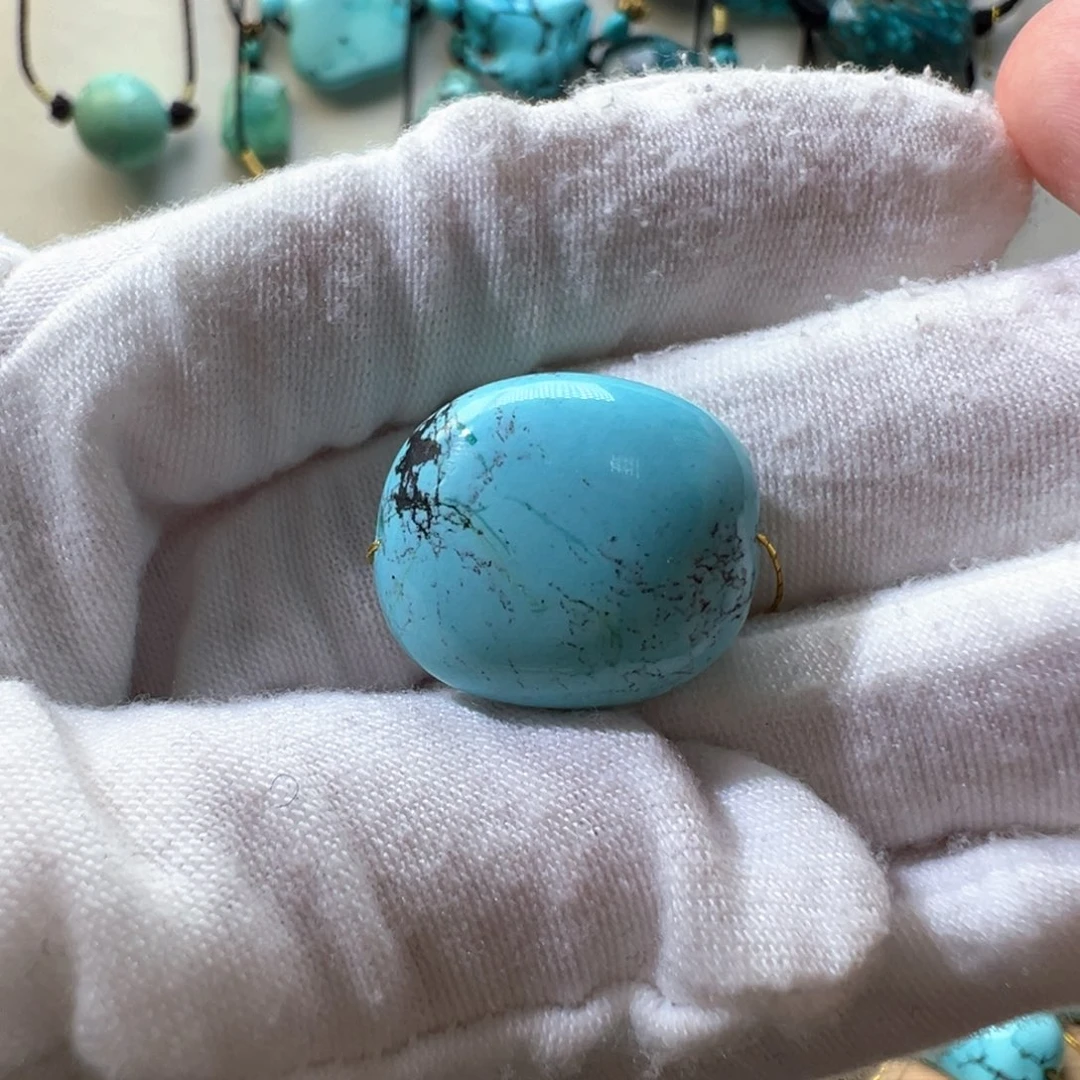 绿松石未镶嵌挂件