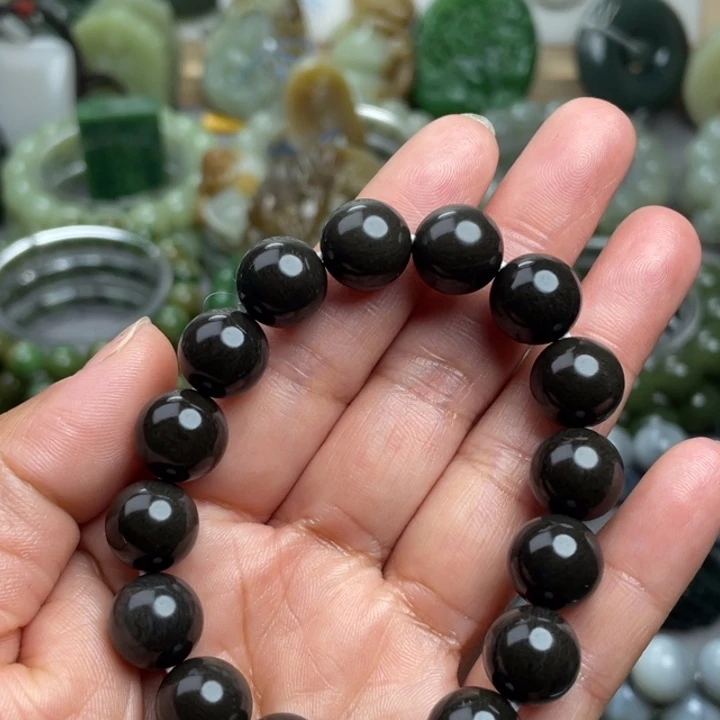 和田玉未镶嵌手链