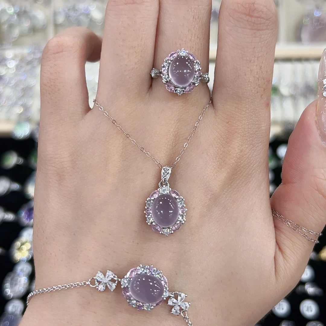 T***´萤石银S925镶嵌戒指