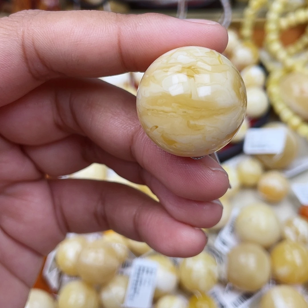 蜜蜡未镶嵌珠宝奇石粉25.8