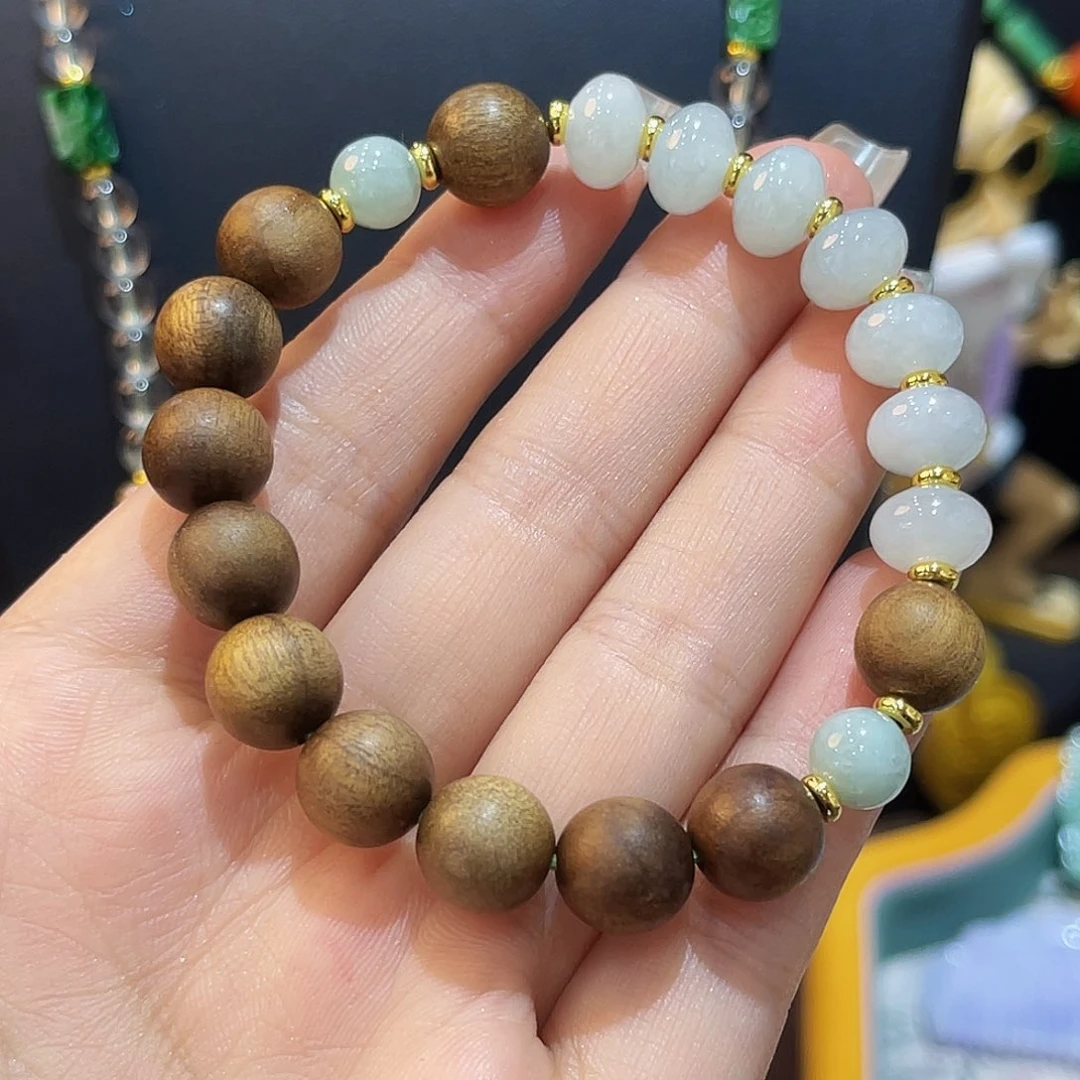 未镶嵌手串翡翠手串