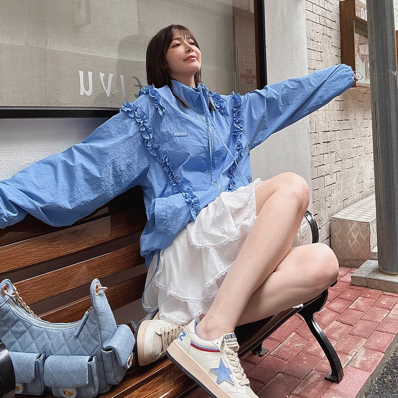 BETTER JOELY-【干涸的春】时尚高级感外套宽松短款韩版百搭Z4546