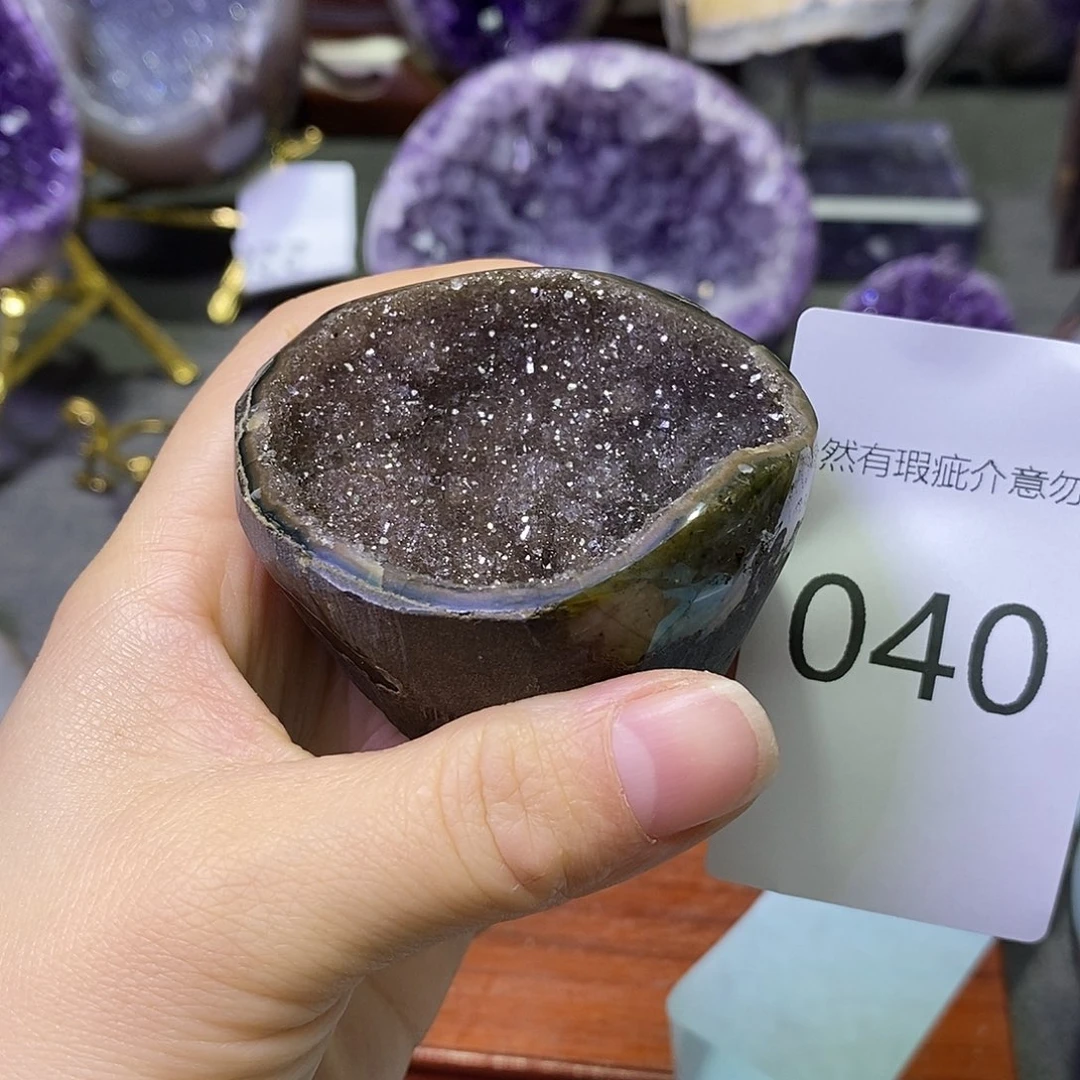 珠宝半成品未镶嵌紫晶