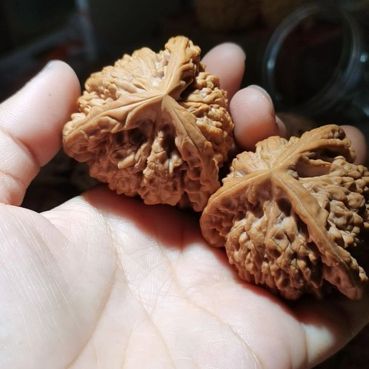 猴头核桃吊坠48精修工艺三棱