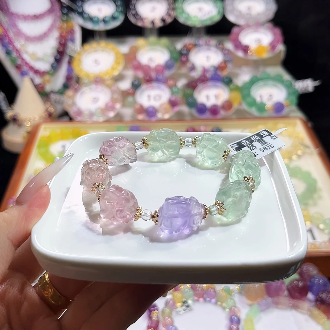 手串未镶嵌萤石萤石