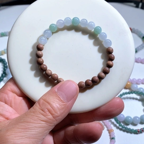 翡翠未镶嵌手串10