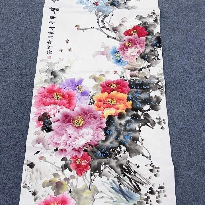 国画国画作品宣纸纯手绘