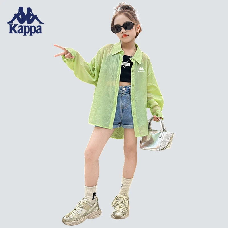 Kappa Kids【卡帕专柜撤店】中大童夏季防紫外线百搭防晒衣-KP3021