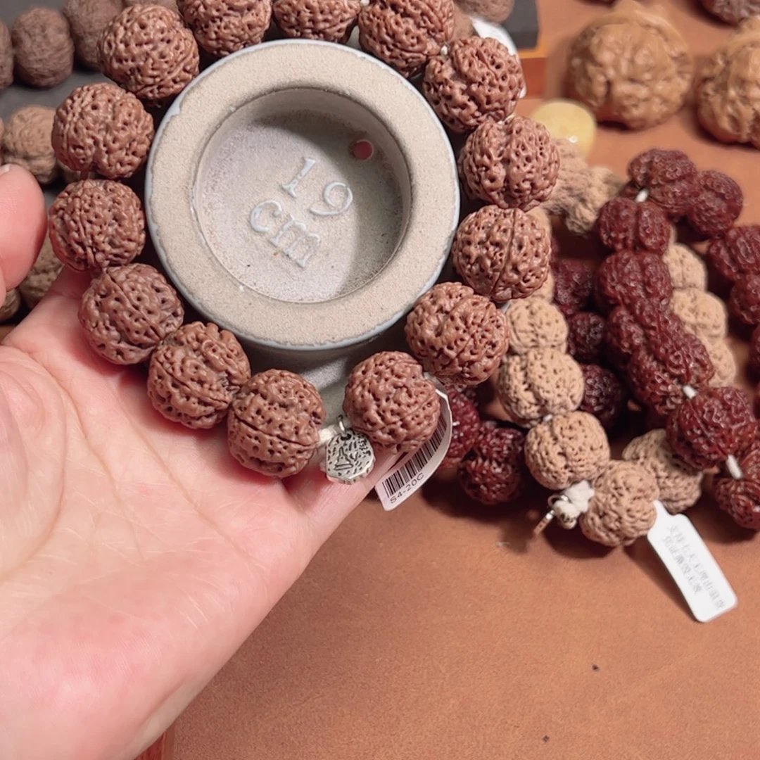 手串金刚菩提20标款梁高油大金刚菩提手串