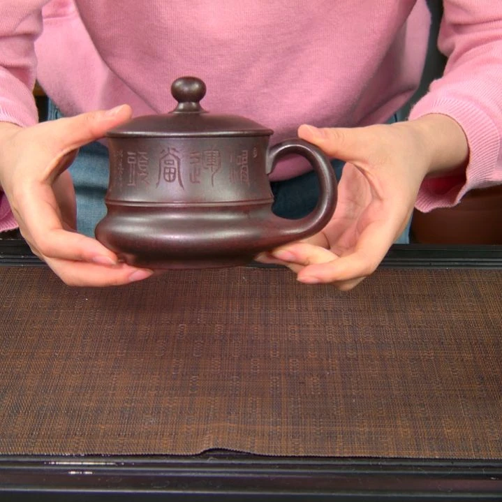 茶杯紫砂原矿紫砂