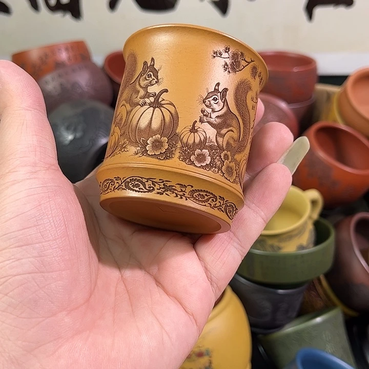 茶杯紫砂全手工紫砂主人杯