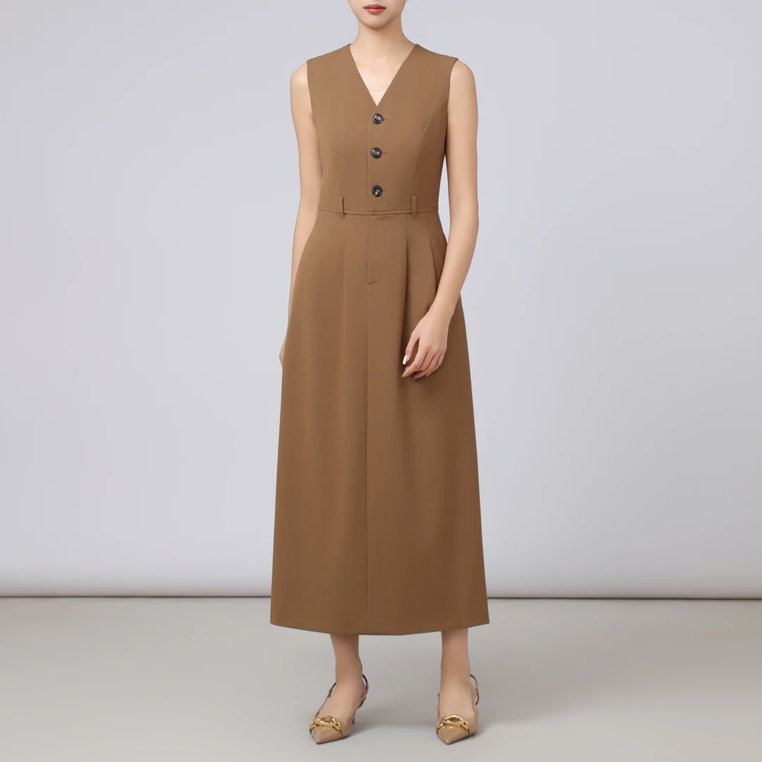 GIRDEAR/哥弟新款修身气质显瘦气质连衣裙1500526微奢服装轻奢