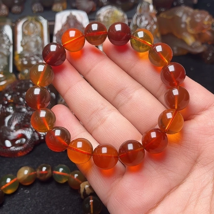 琥珀未镶嵌颈饰12➕多宝91