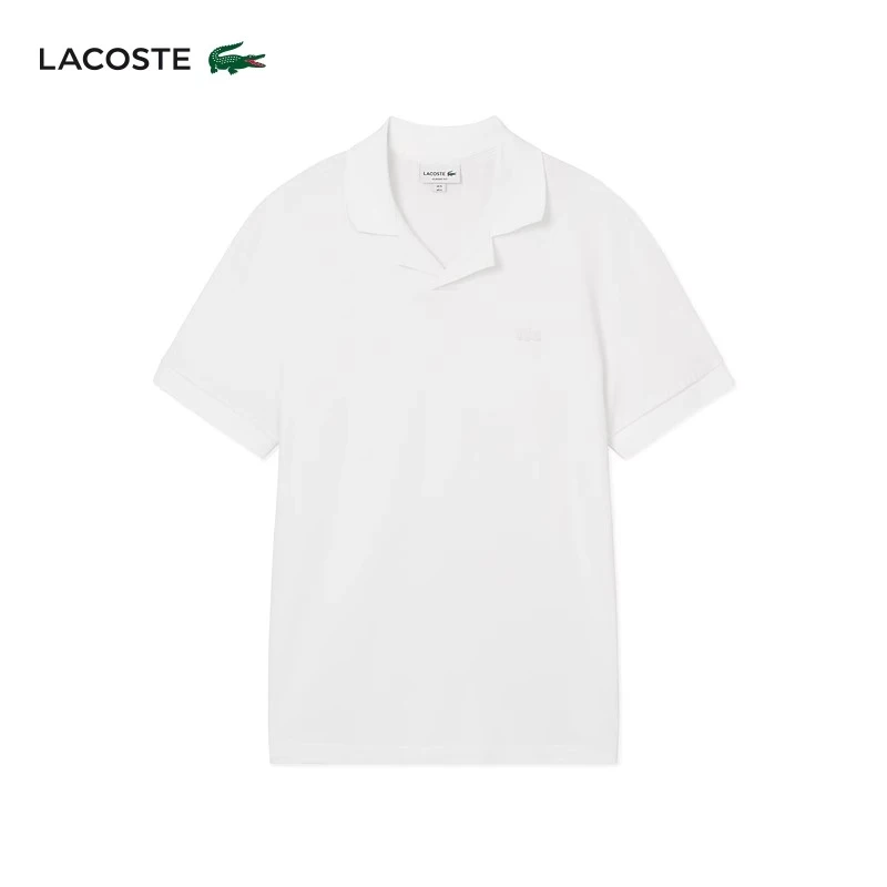 LACOSTE法国鳄鱼男装25春夏新款舒适短袖T恤海鸥领POLO衫|PH0084
