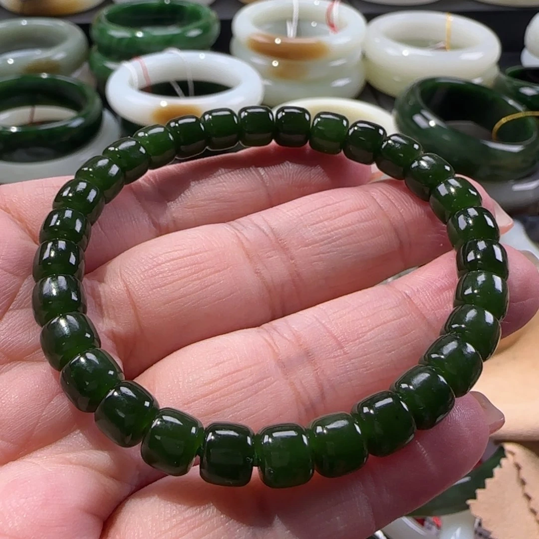 用***4手链未镶嵌和田玉