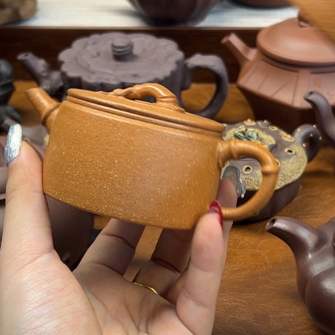 茶壶紫砂紫砂雕宠小器高品