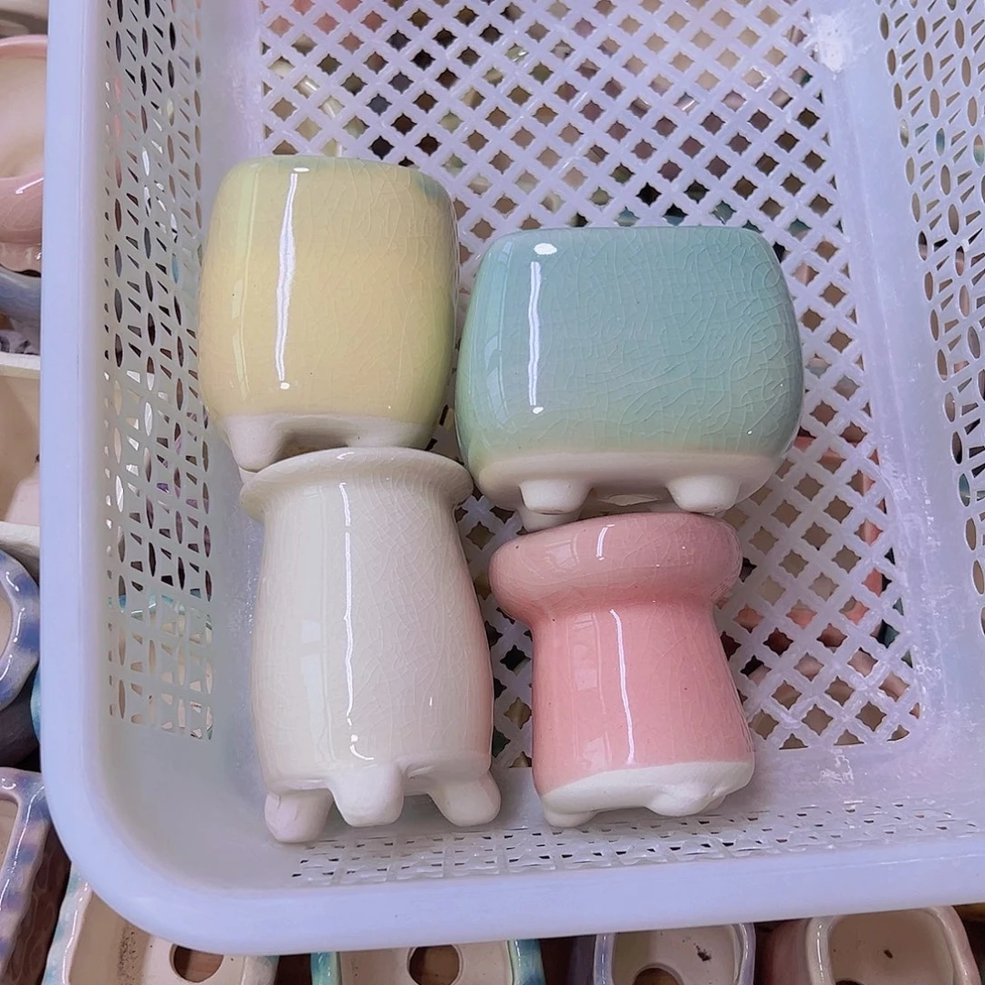 陶瓷花盆当场满12包邮