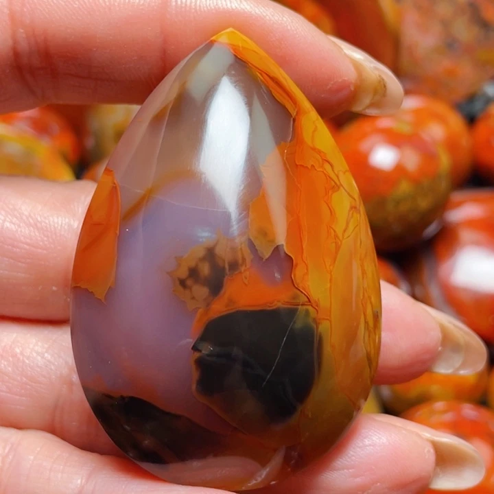 玛瑙/玉髓战国红玛瑙挂件未镶嵌老*