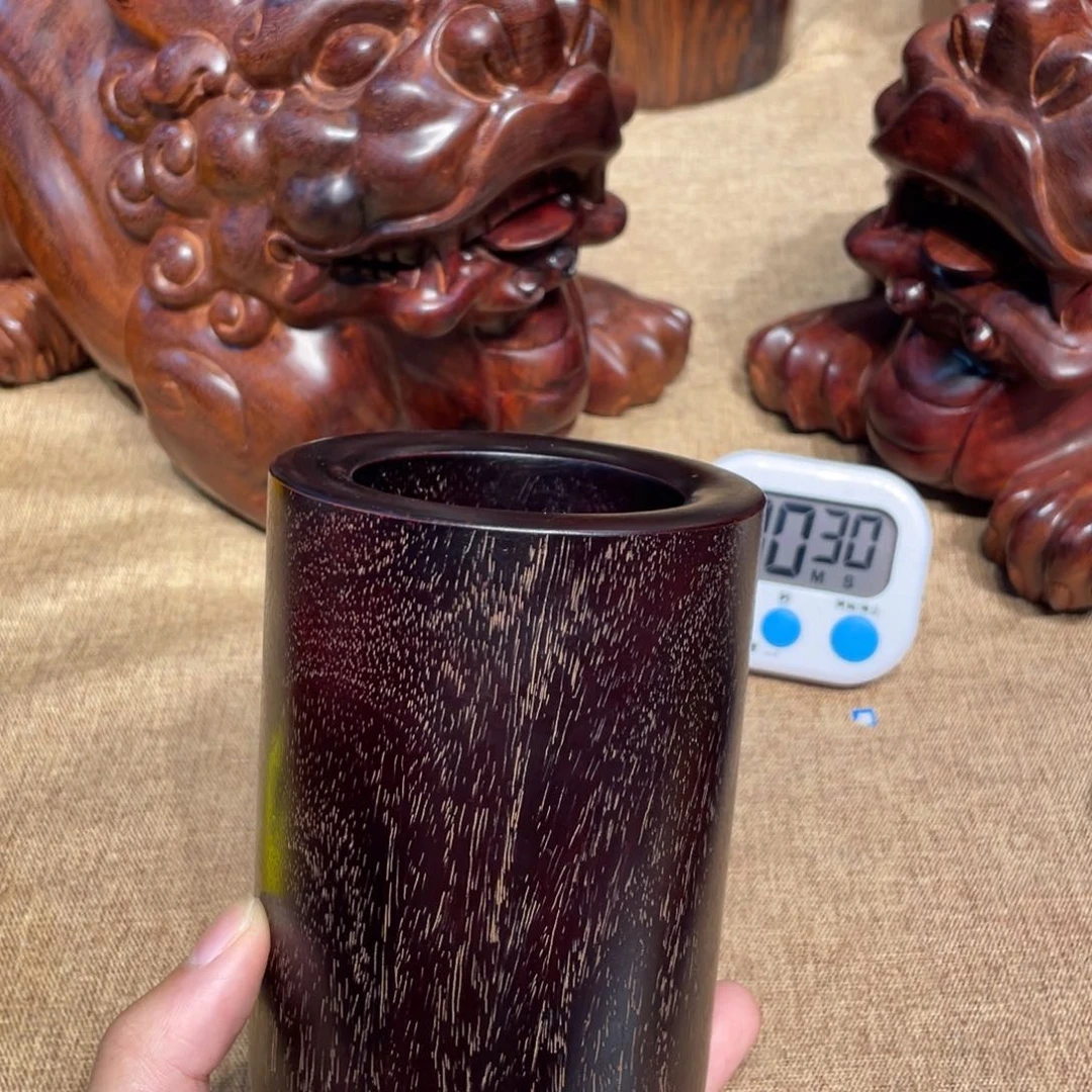 木洪*笔筒小叶紫檀