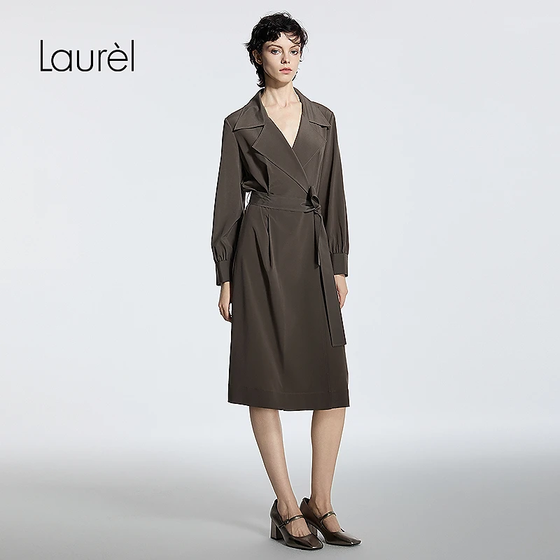 【丽公主专享】Laurel新款经典风衣女LWD365F114DX