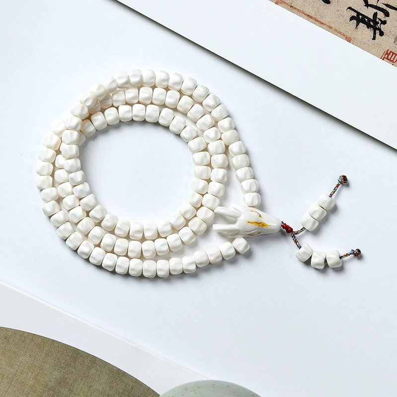 非金属皮质手链 非金属皮质项链 养殖鹿角0.8百香108+鹿三通项