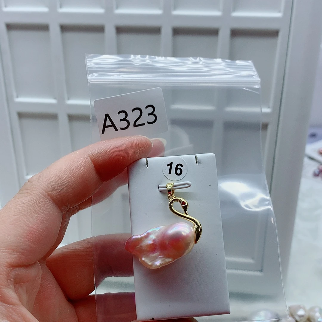 吊坠(不含链)合金淡水珍珠