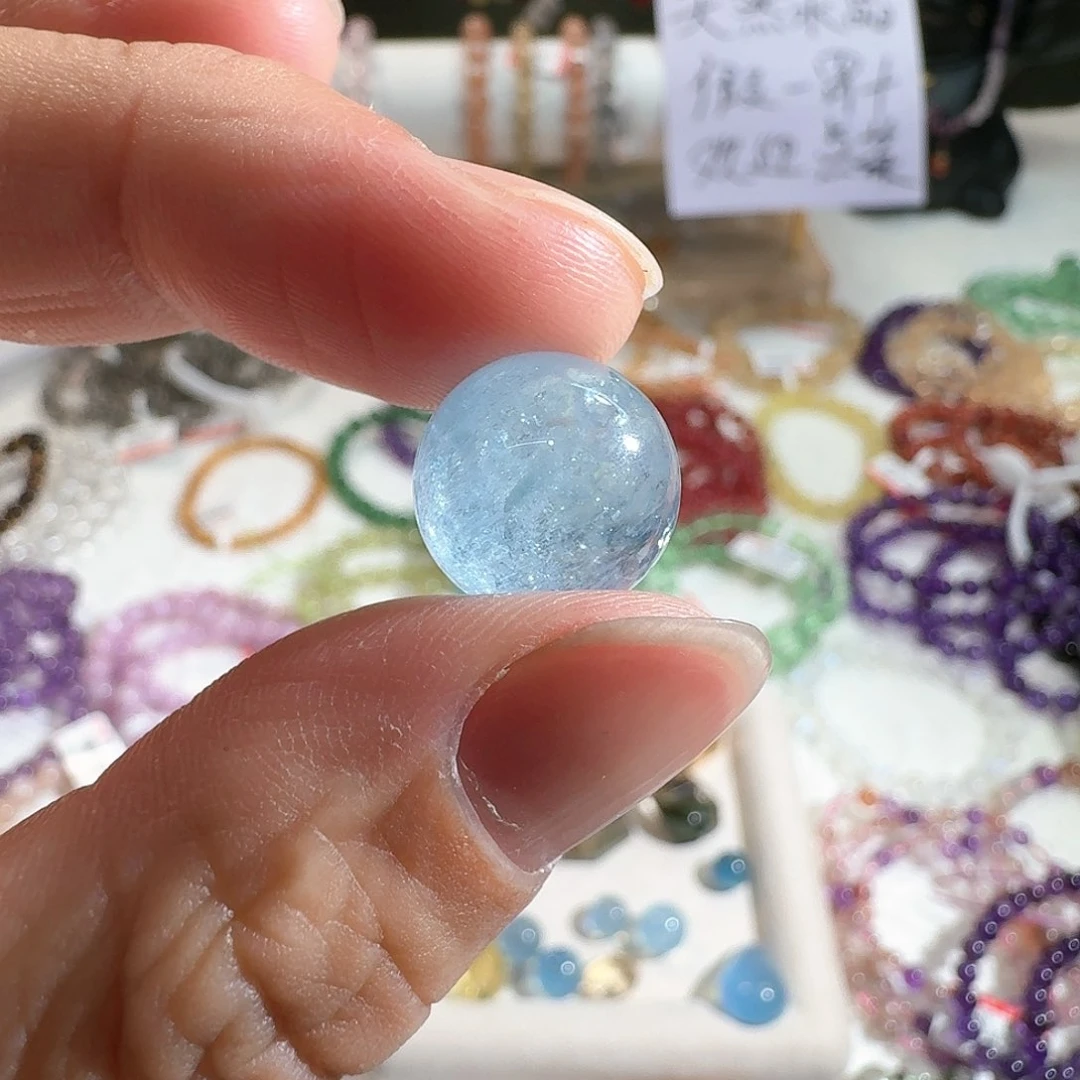 水晶手链未镶嵌海蓝宝