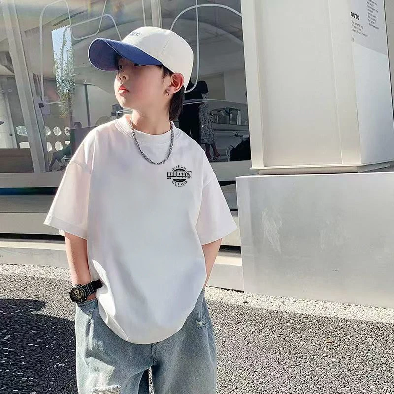 儿童短袖T恤2025夏季新款童装韩版男童卡通印花上衣宝宝衣服纯棉