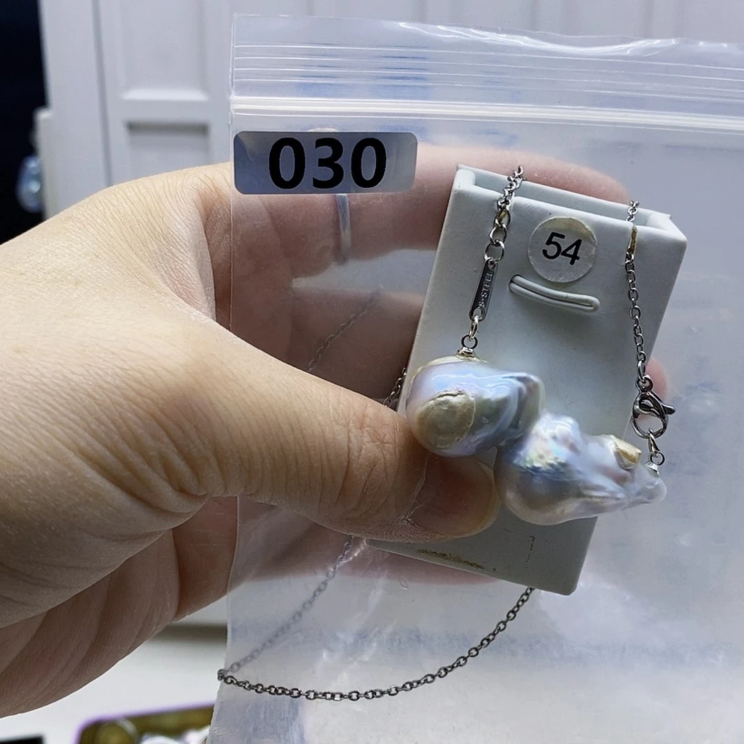 颈饰合金淡水珍珠