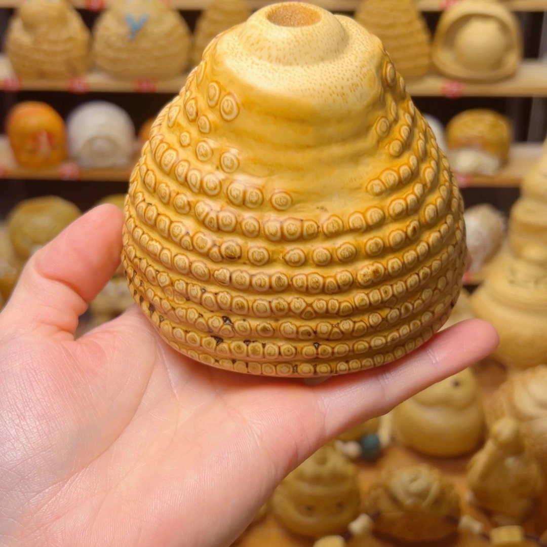 竹类竹根雕纯手工大花器