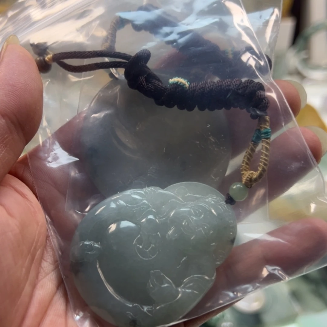 铭***翡翠挂件未镶嵌毛