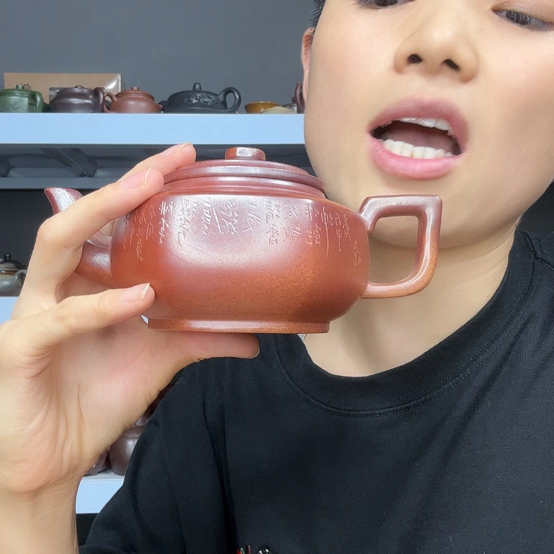 茶壶紫砂民间手艺人全手工制作