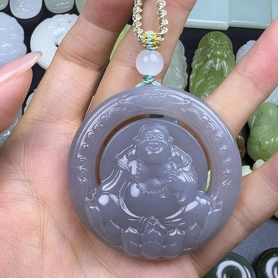 和田玉未镶嵌吊坠(赠链)一****A