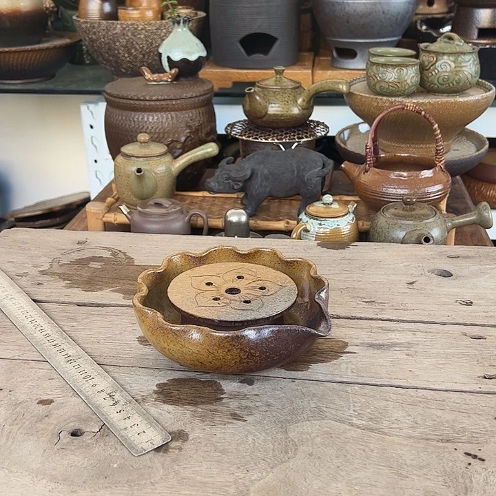 紫砂宜兴紫砂粗陶茶具34