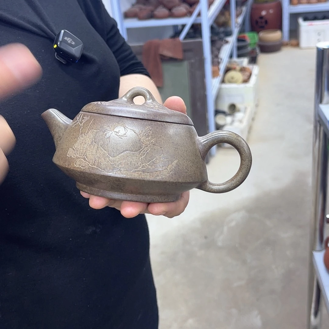 茶壶紫砂宜兴紫砂壶瑕疵
