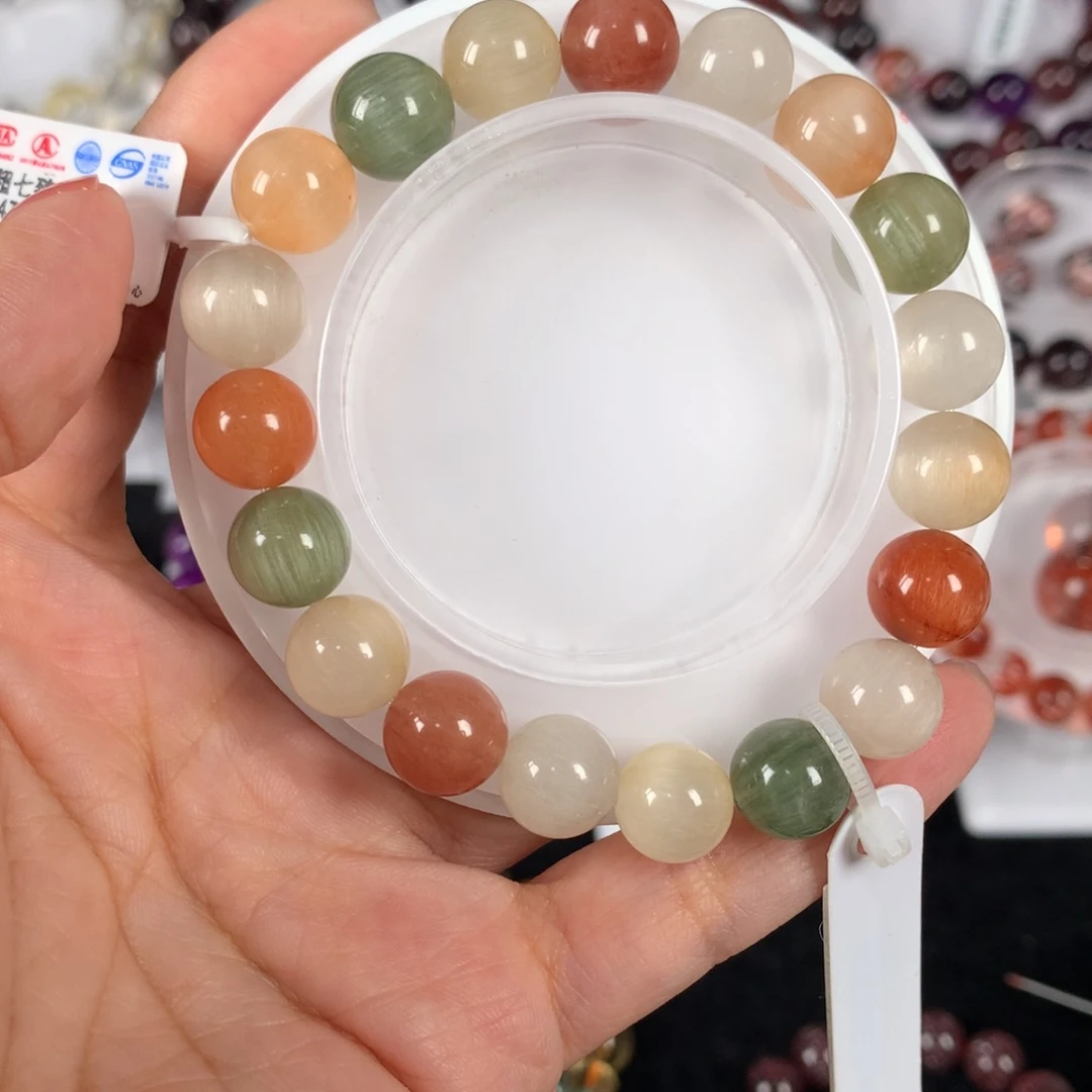 未镶嵌手链水晶兔毛