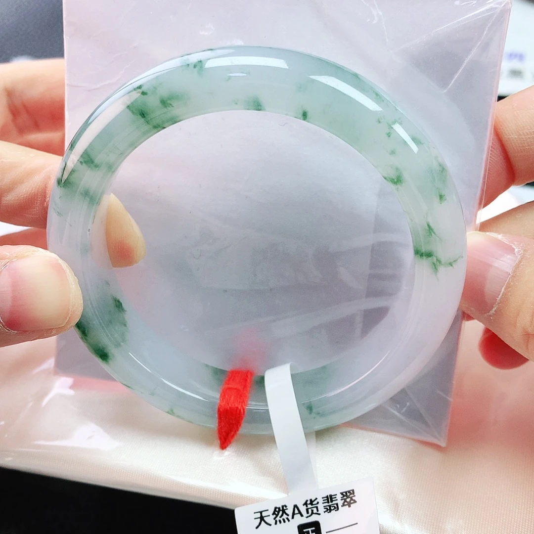 未镶嵌手镯翡翠54圈