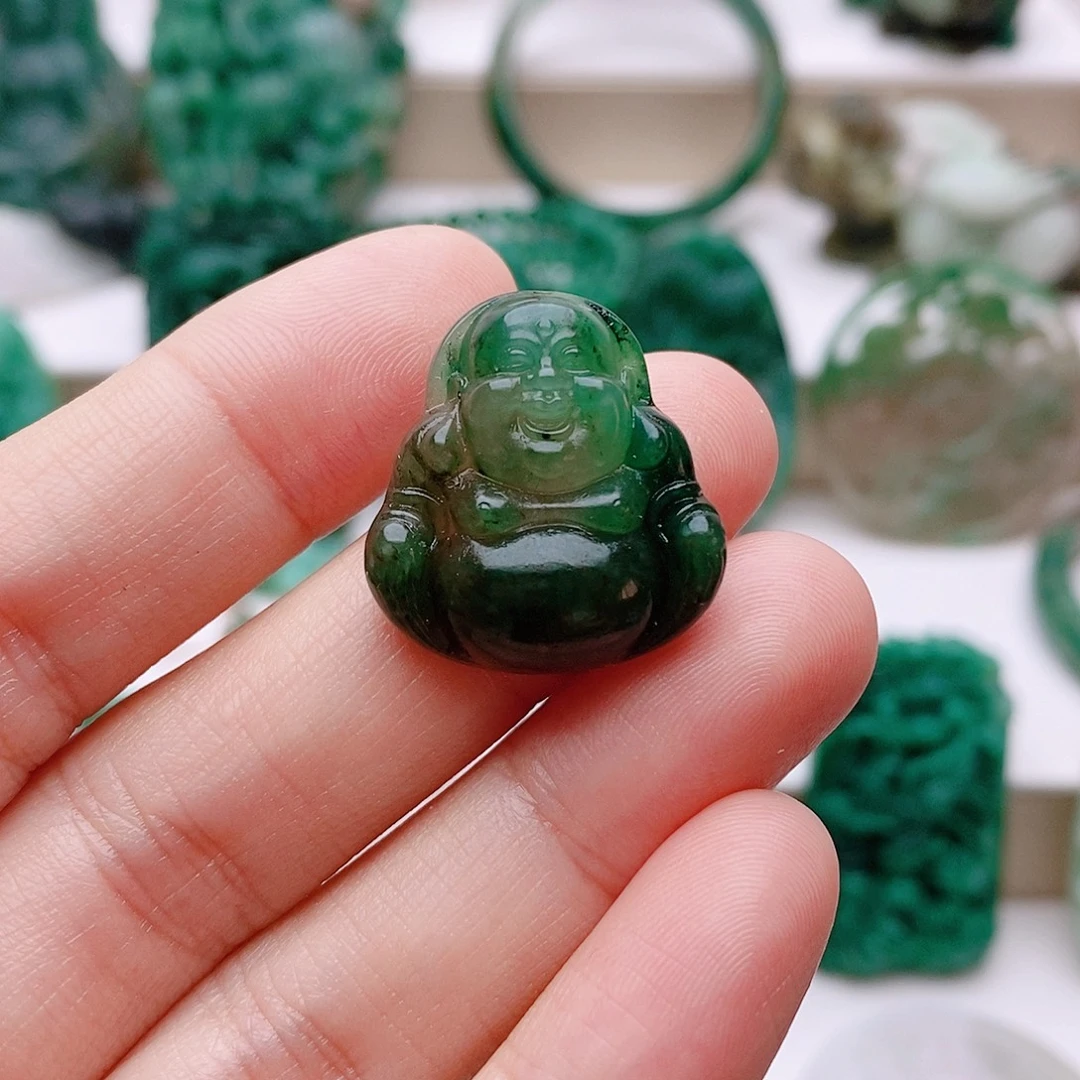 独山玉未镶嵌吊坠