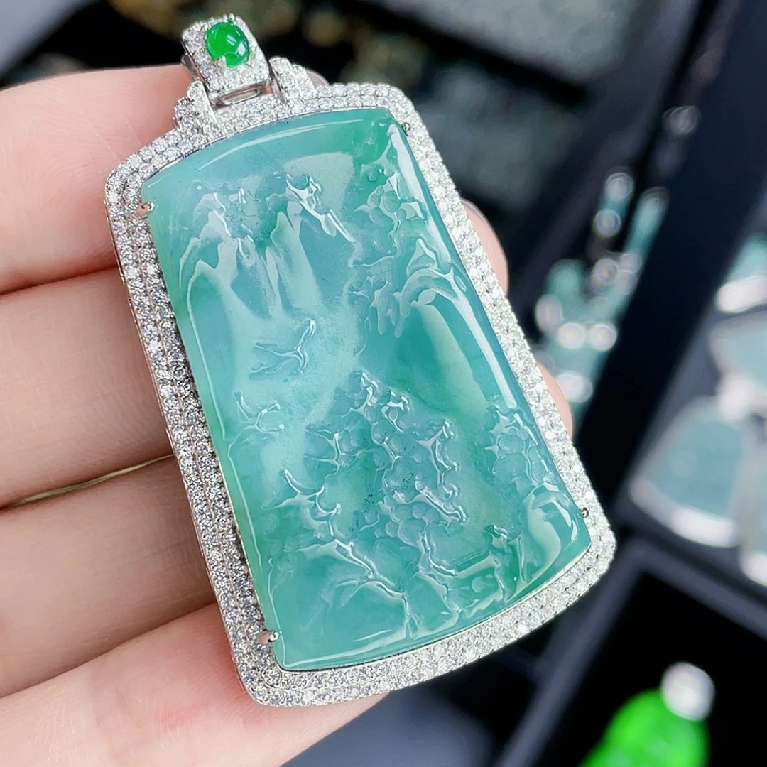 翡翠吊坠(不含链)未镶嵌