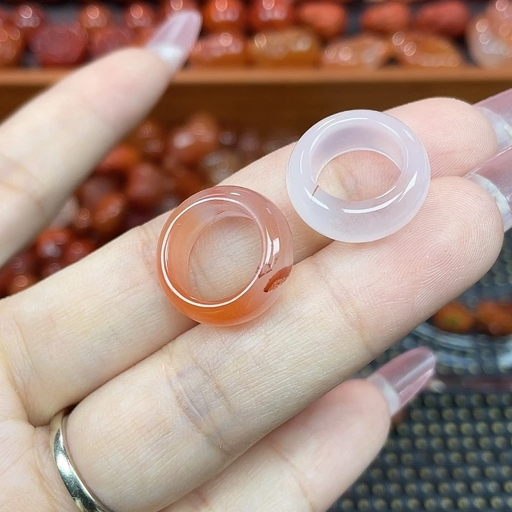 南红玛瑙未镶嵌颈饰跑环