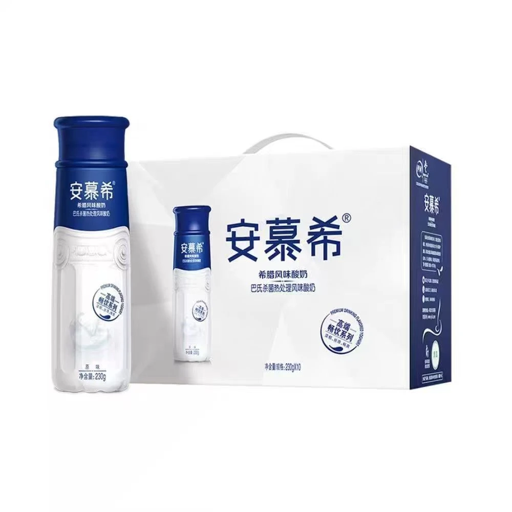 伊利 安慕希高端畅饮原味酸奶 230g/瓶*10盒整箱