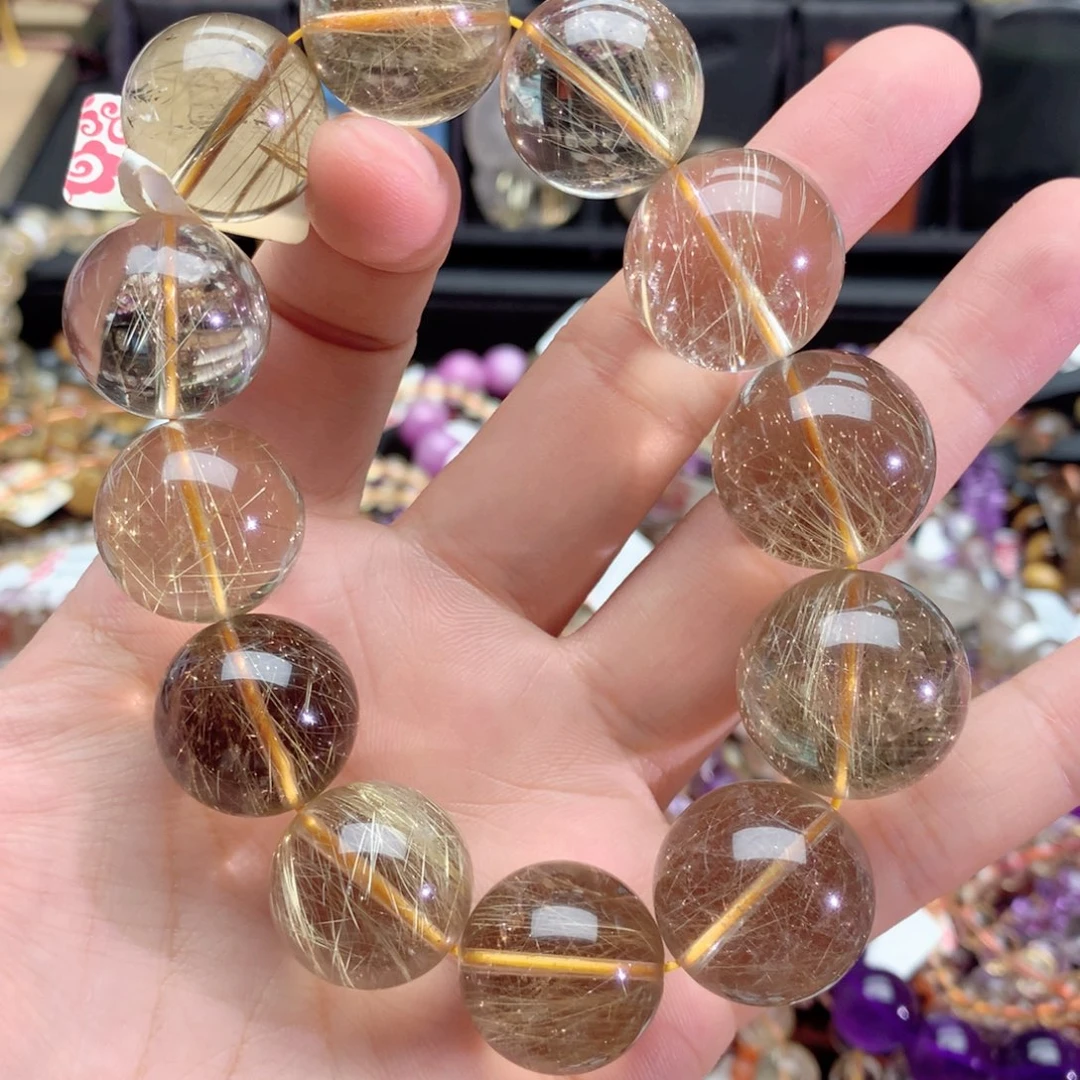 水晶手链未镶嵌娜**呀发晶手链20+