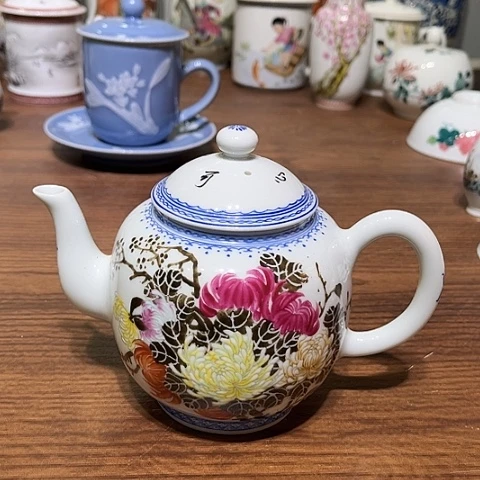 摆件景德镇陶瓷茶杯茶杯茶壶