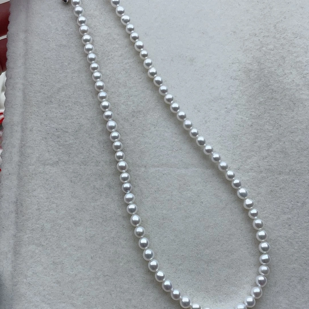 淡水珍珠项链29银S925镶嵌