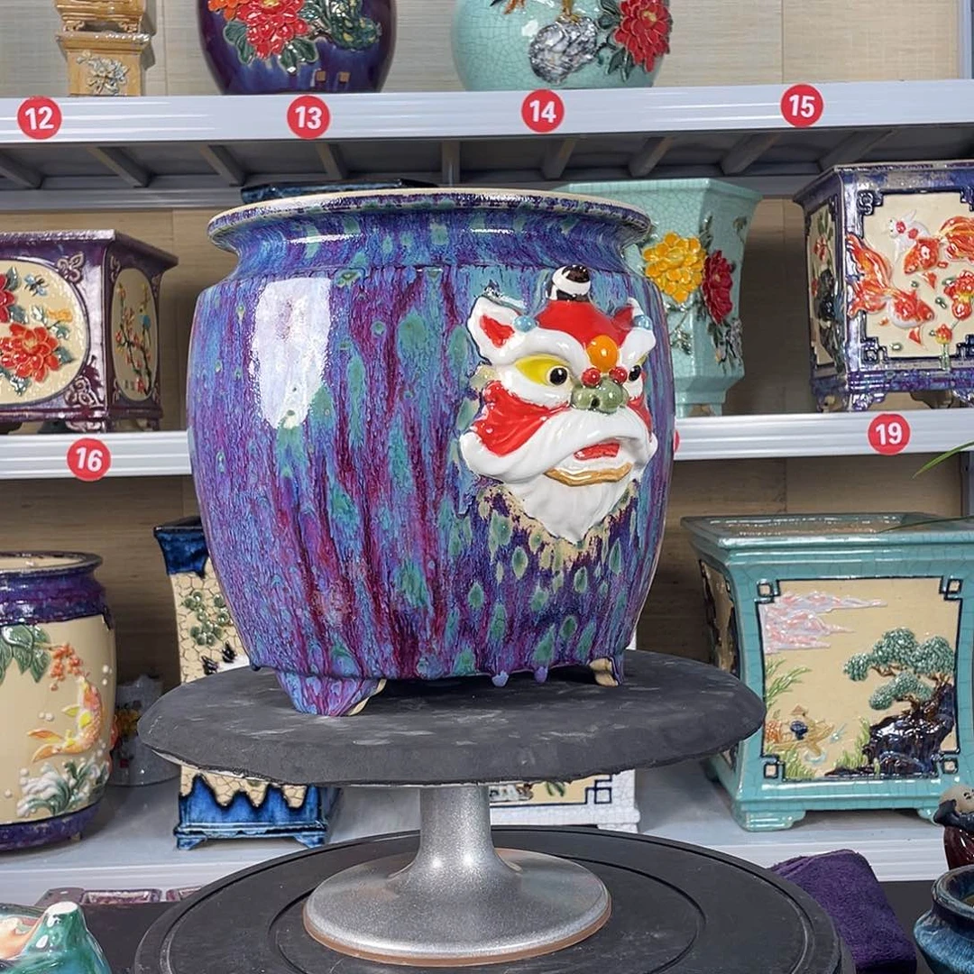 观*正宗岭南石湾盆